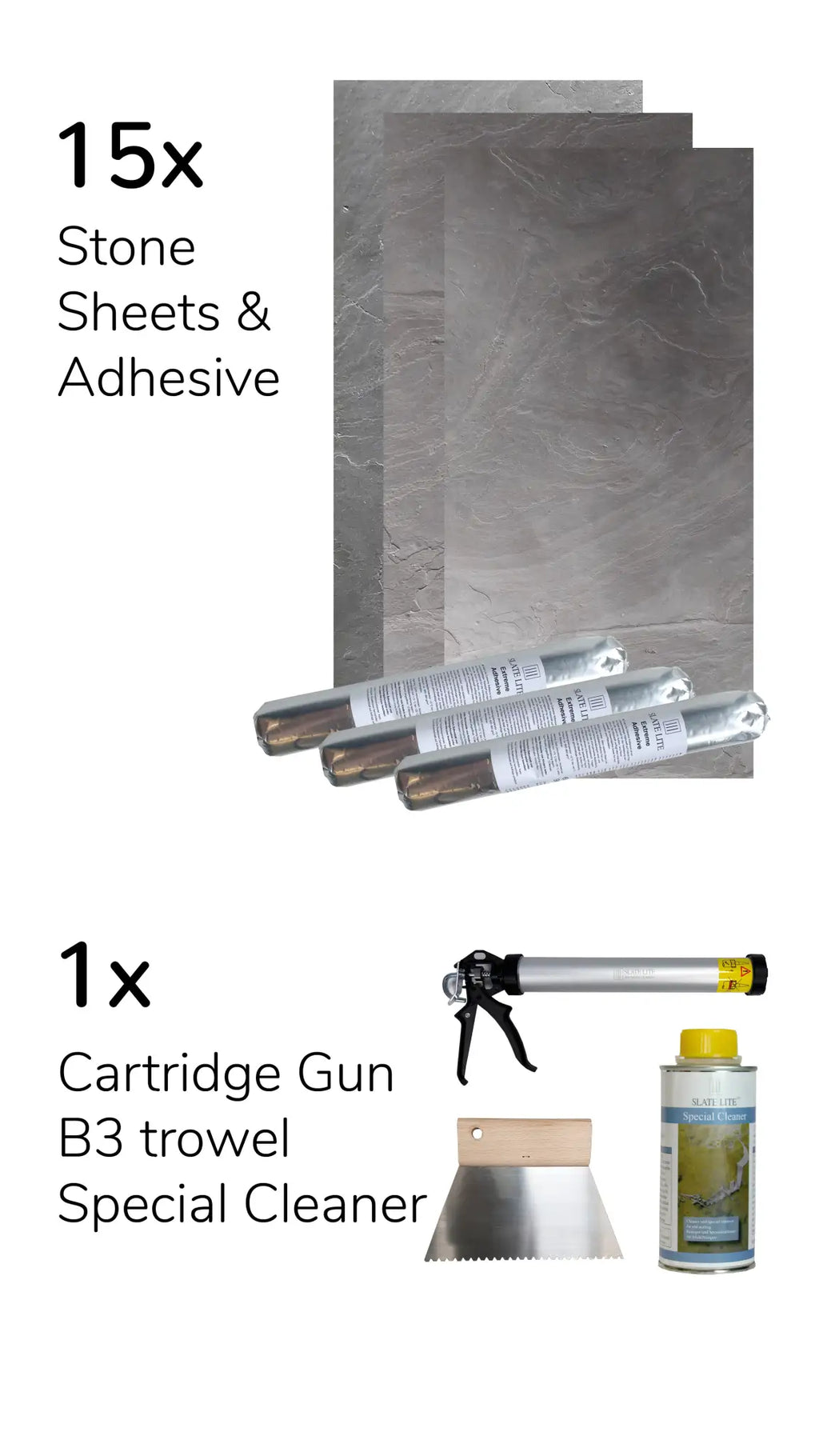 STONEVO Siding Bundle - Nero (for 120 SQFT)