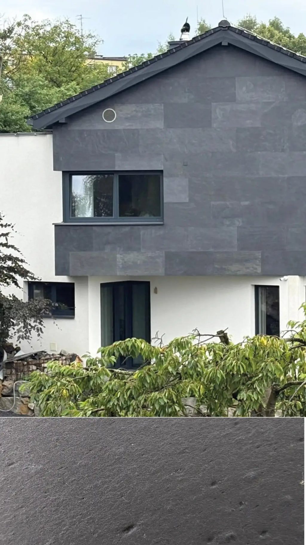 Stonevo Stone Veneers for ZIP Facade System. Nero.