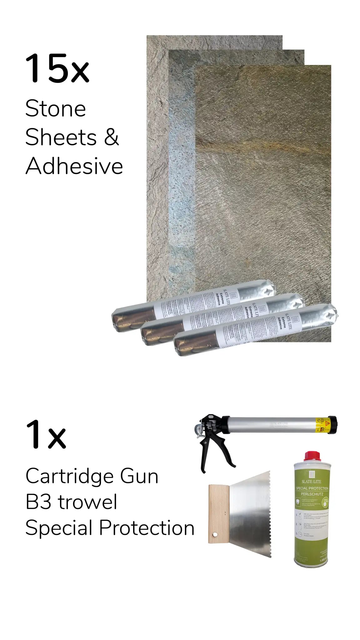 STONEVO Siding Bundle - Verde Gris (for 120 SQFT)