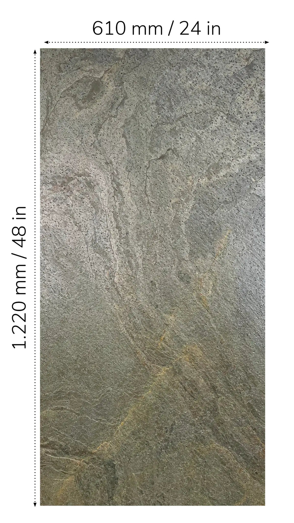 Stonevo Stone Veneers for ZIP Facade System. Verde Gris.